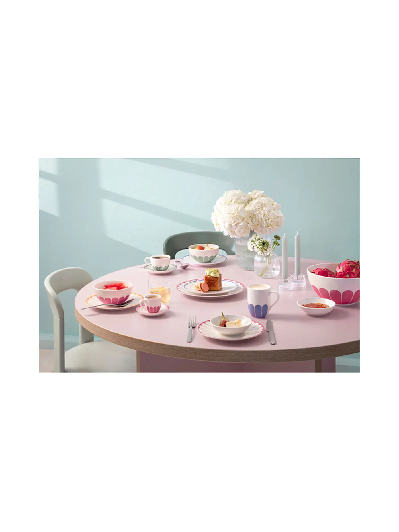 VILLEROY & BOCH | Speiseteller 26,5cm FLEUR CASSIS | rosa